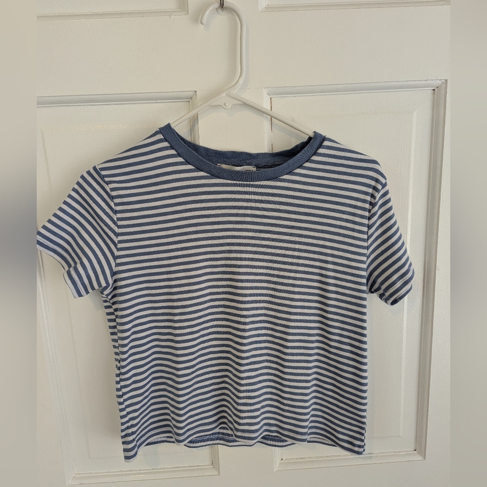 NWOT Mango Striped T-Shirt